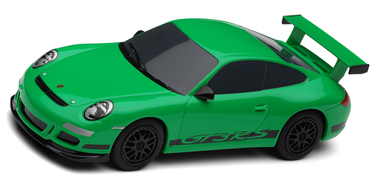 Scalextric C3074 - Porsche 997 GT3 - Green - High Impact